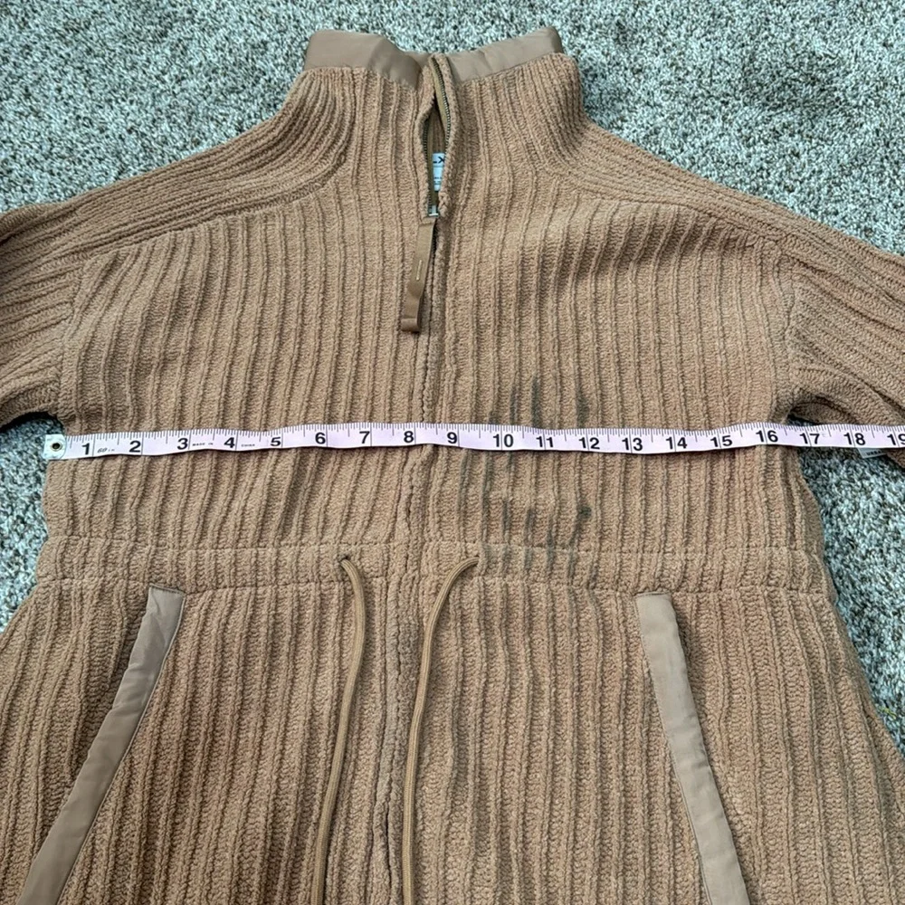 FLX Women's Commuter Sweater Jacket Size XS In Elden Beige - Picture 8 of 15